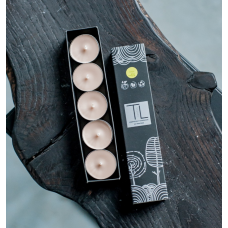 TL Candles sojas vaska tējas sveču komplekts ar liepziedu un medus aromātu, 5gb.
